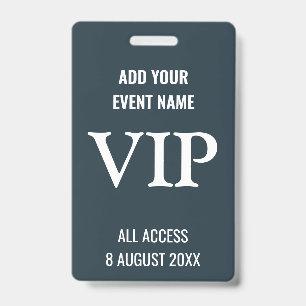 Benutzerdefinierter VIP-Backstage-Pass Musikfestiv Ausweis