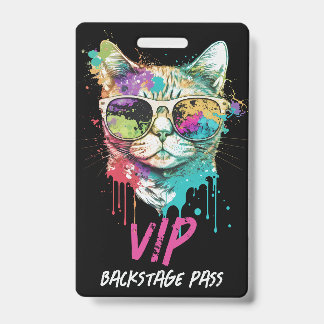 Benutzerdefinierter VIP-Konzert-Backstage-Pass mit Ausweis