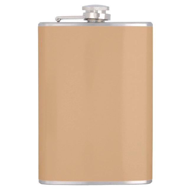 Benutzerdefinierter Warm-Sand-Pocket-Flasche Flachmann (Vorderseite)