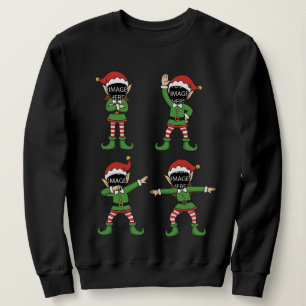 Benutzerdefinierter Weihnachts-Elfen-Sweatshirt mi Sweatshirt