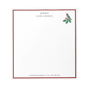 Benutzerdefinierter Weihnachts-Kolibri Notizblock