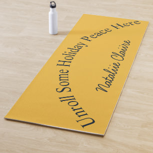 Benutzerdefinierter Weihnachtssternenlicht-Gold-Ti Yogamatte