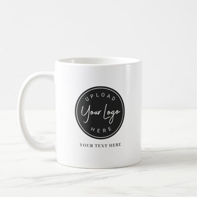 Benutzerdefinierter Werbe-Mug mit Logo Kaffeetasse (Links)