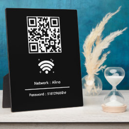 Benutzerdefinierter Wifi-QR-Code | Network Passwor Fotoplatte