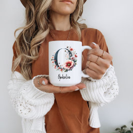 Benutzerdefinierter Wildblumen-Geburtsblumen-Beche Kaffeetasse