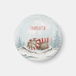 Benutzerdefinierter Winterbär-Magnet Magnet