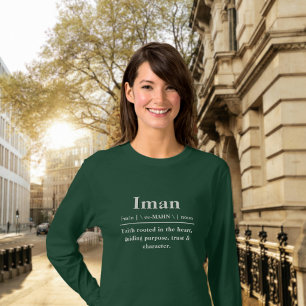 Benutzerdefinierter Wörterbuchname Langarm-T-Shirt T-Shirt