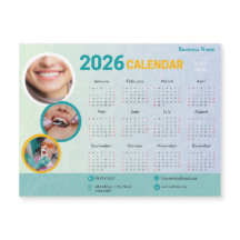 Benutzerdefinierter Zahnarztpraxis-Kalender 2026 P