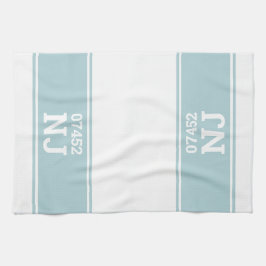 Benutzerdefinierter Zip-Code und Staat-Haushaltswa Geschirrtuch