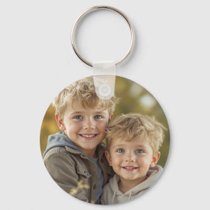 Benutzerdefinierter Zwei-Foto-Doppelseitiger Alumi Schlüsselanhänger