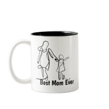 Benutzerdefinierter Zwei-Töne-Becher 'Beste Mama a