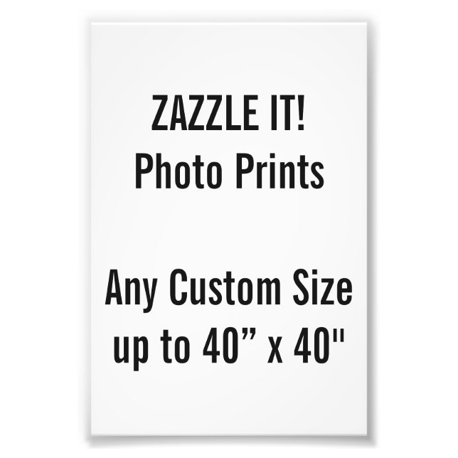 Benutzerdefiniertes 100x150 mm Foto Print UK Frame (Vorne)