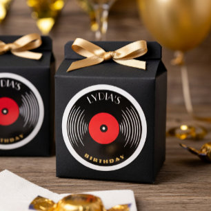 Benutzerdefiniertes 1920er Gatsby Vinyl-Schallplat Runder Aufkleber