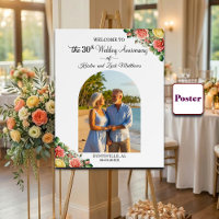Benutzerdefiniertes 1 Foto 30. Hochzeitstag Willko