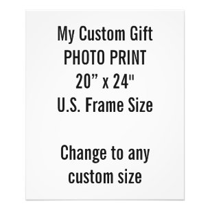 Benutzerdefiniertes 20" x 24" Foto Drucke US-Frame