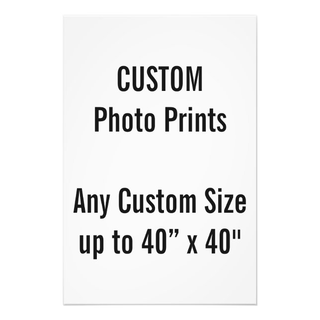 Benutzerdefiniertes 20" x 30" Foto Drucke US-Frame (Vorne)