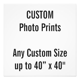 Benutzerdefiniertes 24" x 24" Foto Print (oder ein