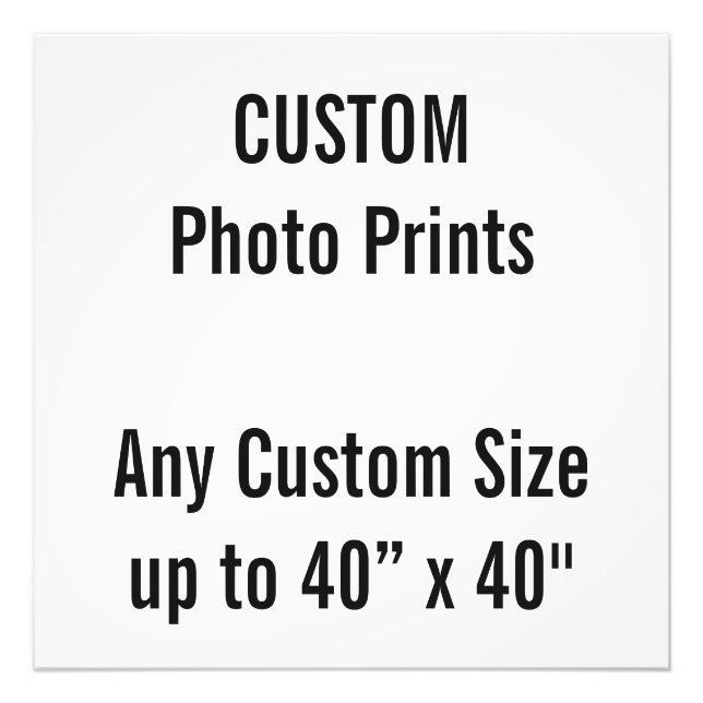 Benutzerdefiniertes 24" x 24" Foto Print (oder ein (Vorne)