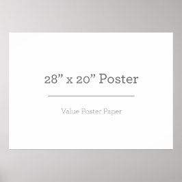 Benutzerdefiniertes 28 x 20 Poster