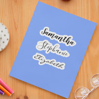 Benutzerdefiniertes 3-Name-Insulbler-Decal-Laptop