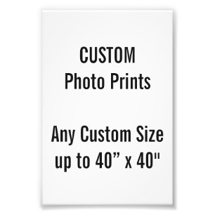 Benutzerdefiniertes 4" x 6" Foto Print (oder belie