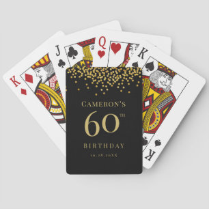 Benutzerdefiniertes 60. Geburtstags-Geschenk Schwa Spielkarten