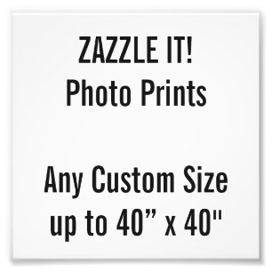Benutzerdefiniertes 6 Zoll x 6 Zoll Foto Print (od