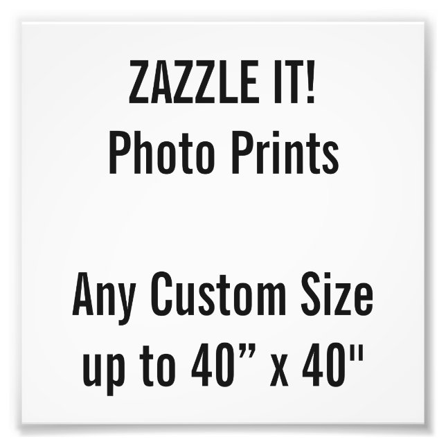 Benutzerdefiniertes 6 Zoll x 6 Zoll Foto Print (od (Vorne)