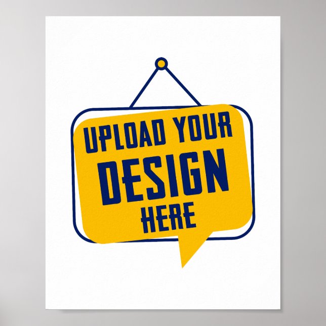 Benutzerdefiniertes 8 x 10"-Poster Poster (Vorne)