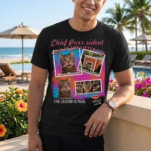 Benutzerdefiniertes 90er Bootleg-Haustier-Foto-Col T-Shirt