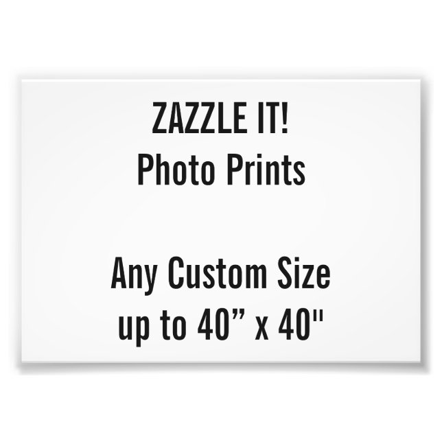 Benutzerdefiniertes A6-Foto Print UK Frame Size Fotodruck (Vorne)
