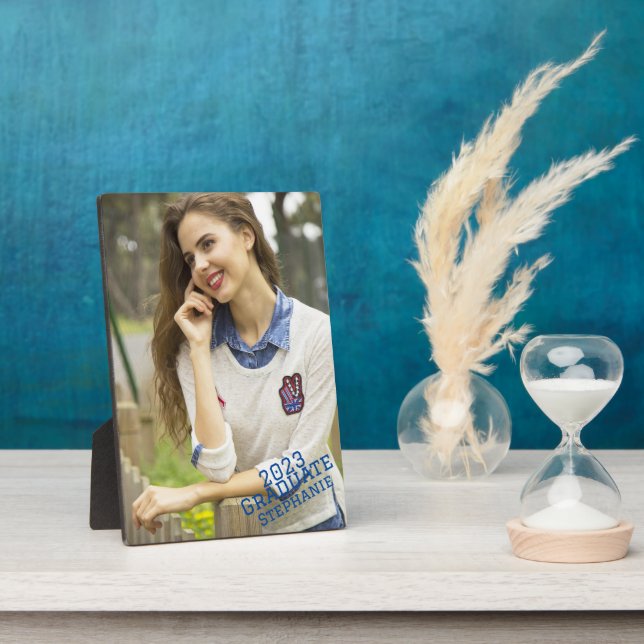 Benutzerdefiniertes Abschluss-Foto Fotoplatte (Seite)