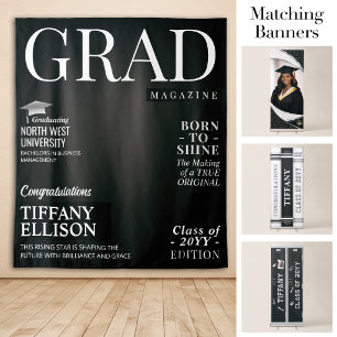 Benutzerdefiniertes Abschlussbanner, Abschlussmaga Wandteppich