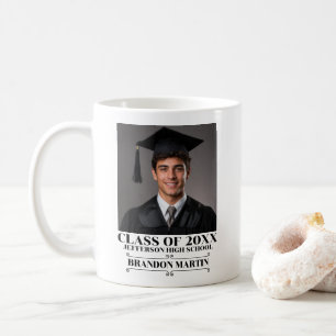 Benutzerdefiniertes Abschlussfoto 2026 Absolvent S Kaffeetasse