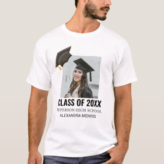 Benutzerdefiniertes Abschlussfoto Absolvent Stolz  T-Shirt