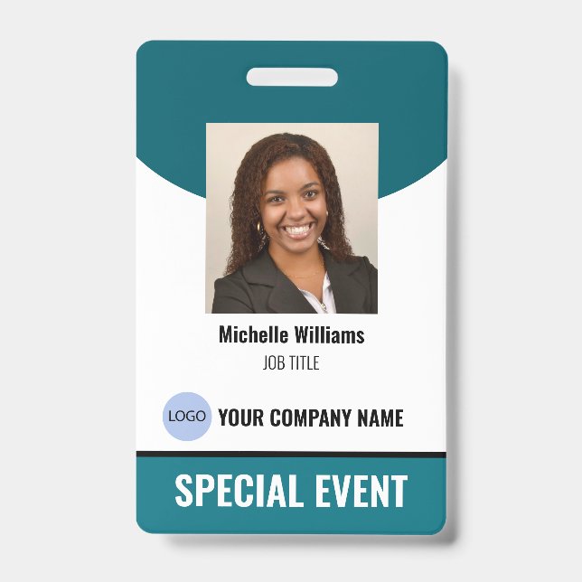 Benutzerdefiniertes Abzeichen mit ID-Foto Ausweis (Vorderseite)