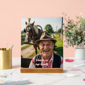 Benutzerdefiniertes Acryl Memorabile Foto Acrylschild