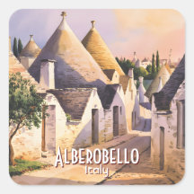 Benutzerdefiniertes Alberobello Trulli Haus Aquare