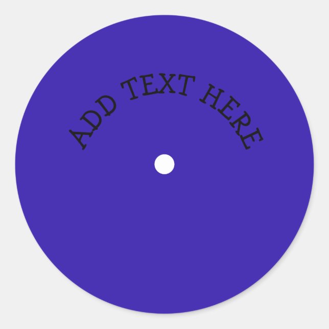 Benutzerdefiniertes Album Runder Aufkleber (Vorderseite)