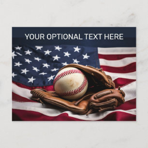 Benutzerdefiniertes amerikanisches Baseball Postkarte