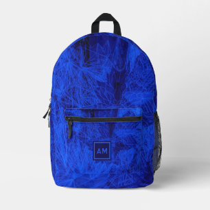Benutzerdefiniertes Anfangsblau Bedruckter Rucksack