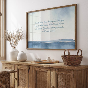 Benutzerdefiniertes Angebot Hinzufügen Ihrer Veran Poster