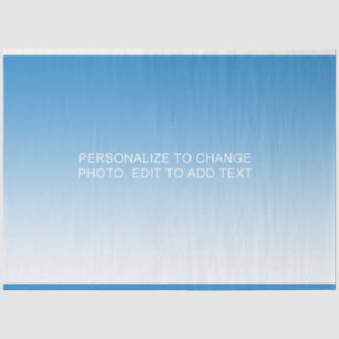 Benutzerdefiniertes Anpassen von Foto zum Hinzufüg Seidenpapier