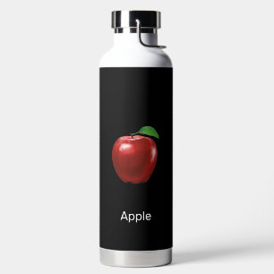 Benutzerdefiniertes Apfel-Fruchtbild & editierbare Trinkflasche