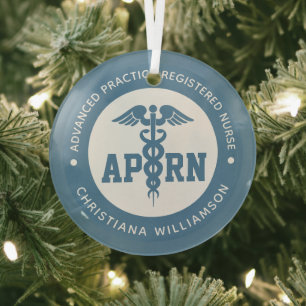 Benutzerdefiniertes APRN Fortgeschrittene Praxis E Ornament Aus Glas