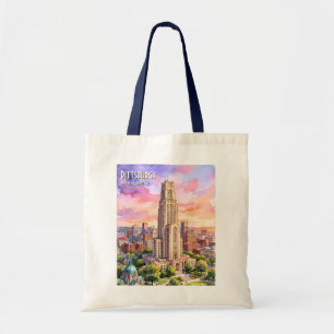 Benutzerdefiniertes Aquarell der Kathedrale des Le Tragetasche