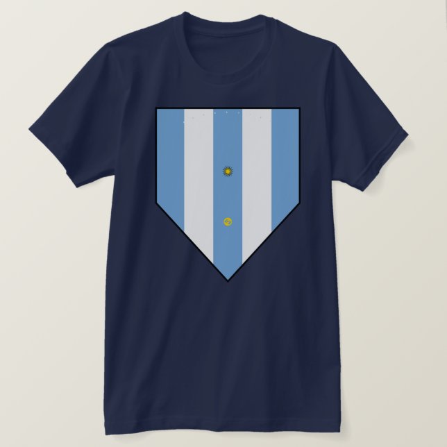 Benutzerdefiniertes Argentinien 10 T-Shirt | Vinta (Design vorne)