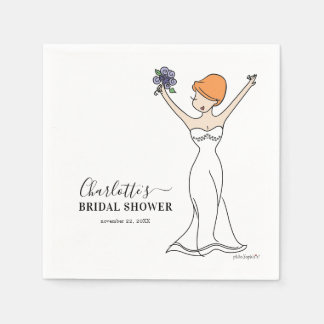 Benutzerdefiniertes Avatar-Brautparty | Kurzes Haa Serviette