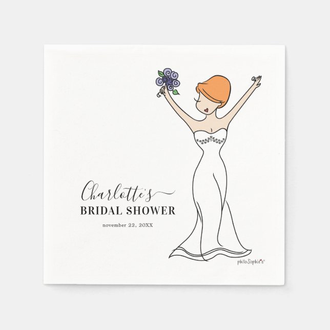 Benutzerdefiniertes Avatar-Brautparty | Kurzes Haa Serviette (Vorderseite)