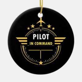 Benutzerdefiniertes Aviation-Pilot-Tassen-Design – Keramik Ornament